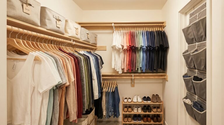 How to Organize a Small Closet (Step by Step)